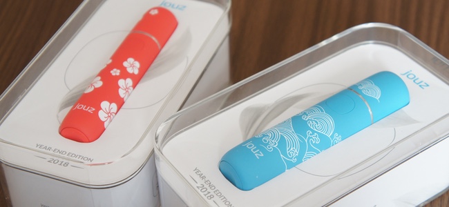 加熱式たばこ専用デバイス「Jouz」シリーズに和のデザインの限定モデル「jouz LE （Limited Edition） ~ Nami/Ume ~」が各色500個限定で発売開始！