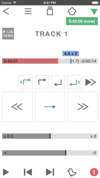 英語リスニングを楽しむアプリ、リスタノ
