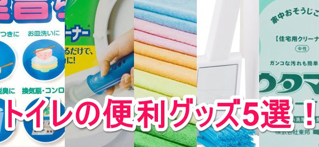 【年末の大掃除で大活躍】おもしろいほど汚れが落ちる！便利掃除グッズ5選～トイレ編～