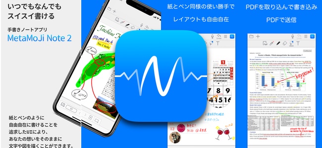 手書きノートアプリmetamojiシリーズから最新アプリ Metamoji Note 2 がリリース 面白いアプリ Iphone最新情報ならmeeti ミートアイ