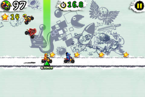 Motocross Challenge Doodle