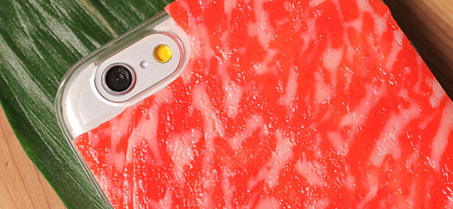 すごく…生肉です…食品サンプルケース「生肉 for iPhone 6」が超肉々しい