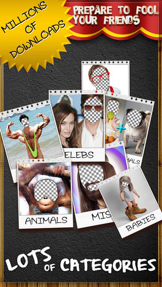 Place My Face - 友達とふざける楽しい写真を作成できます