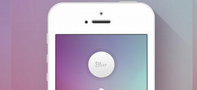 iOS7にぴったりな壁紙にしてくれる！ぼかし加工アプリ「Blur.」