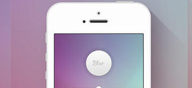Ios7にぴったりな壁紙にしてくれる ぼかし加工アプリ Blur 面白いアプリ Iphone最新情報ならmeeti ミートアイ