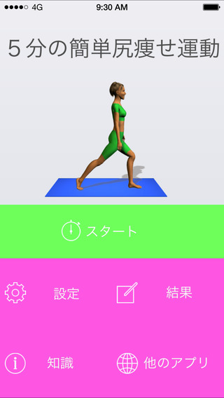 ５分の簡単尻痩せ運動