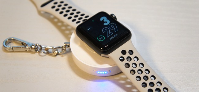 多少値は張るが単機能ゆえの使いやすさ・持ち運びやすさはアリ！「Oittm Apple Watch用モバイルバッテリー」レビュー