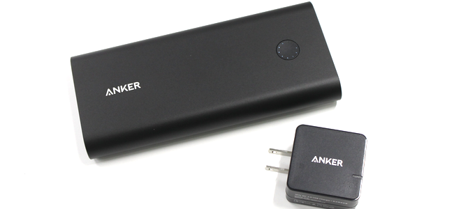 超大容量Quick Chage 2.0対応で出入力どちらも高速なバッテリー「Anker PowerCore+ 26800」発売！