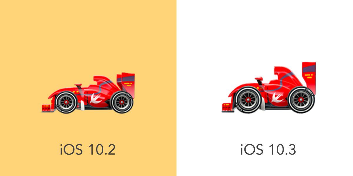 racing-car-ios-10.3-emoji-emojipedia