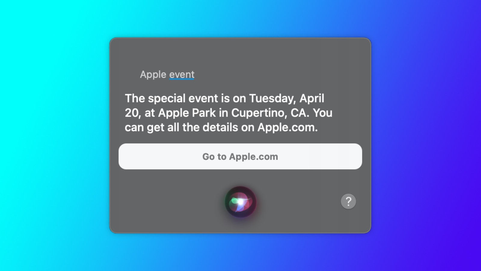 4月20日にAppleが発表イベントを実施？Siriが日程を回答。新型「iPad Pro」発表か