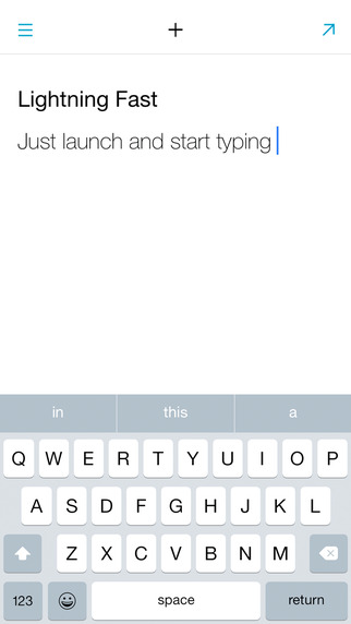 Quick Drafts - Notes, Errands and Shopping List