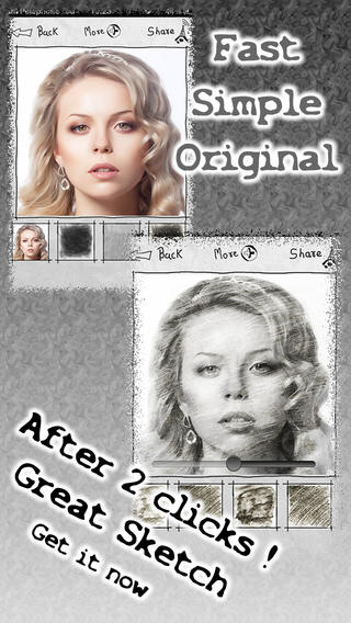 Pencil sketch & Sketches Camera filter photo effects - Touch for awosome retro and sketching camera filters