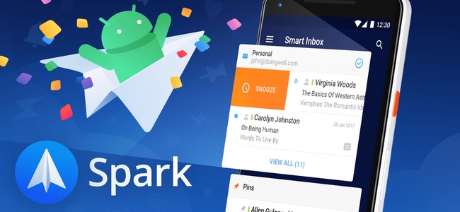 iOS／macOSで人気の高機能メールアプリ「Spark」がAndroid版もリリース