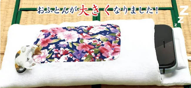 今度のおふとんはiPhone 6も入るぞ！「大きいスマホのおふとん」発売決定！