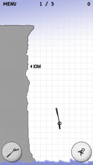 Stickman Cliff Diving