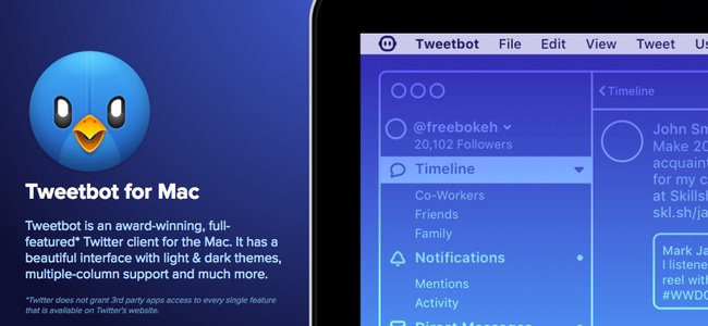 人気TwitterクライアントTweetbotのMac版から最新バージョン「Tweetbot 3 for Twitter」がリリース！