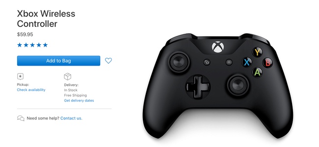 Appleが「Xbox ワイヤレス コントローラー」の販売を開始