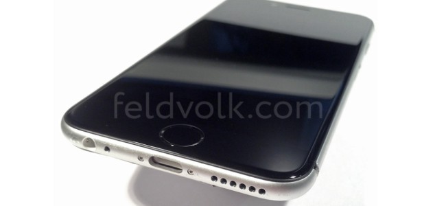 iPhone 6（仮）のスリープボタンは側面に移動か。全体の外観がわかるリーク画像が公開