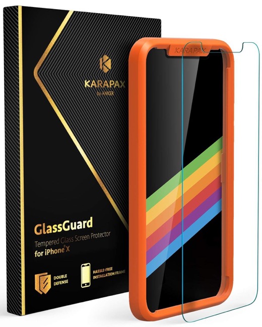 【iPhone XS&X用】Anker KARAPAX GlassGuard