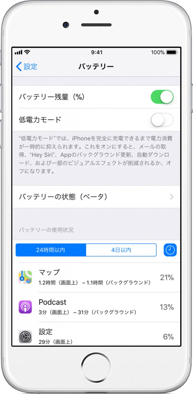 iPhoneのバッテリー状態の確認・パフォーマンス管理を無効化できる新機能についてAppleが詳細仕様を発表 | 面白いアプリ・iPhone ...